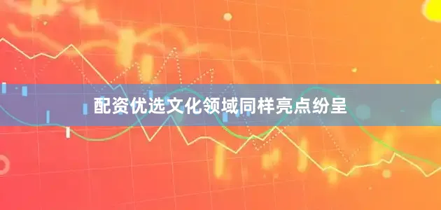 配资优选文化领域同样亮点纷呈